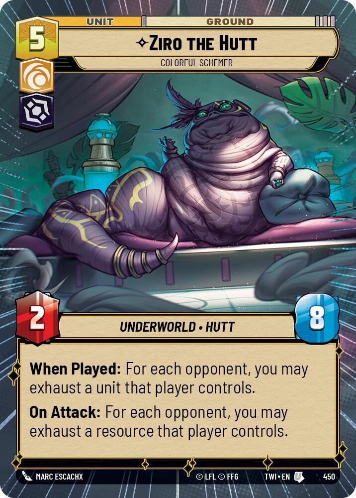 Ziro the Hutt - Colorful Schemer (Hyperspace) [Twilight of the Republic] 450