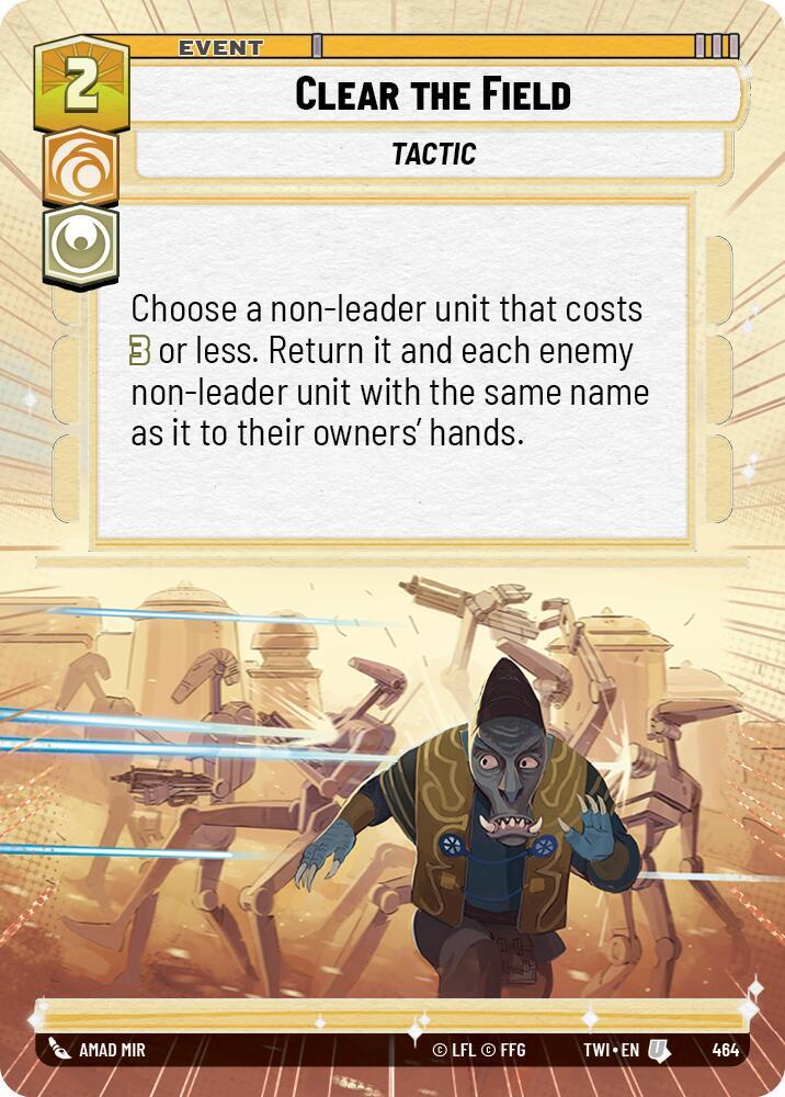 Clear the Field (Hyperspace) [Twilight of the Republic] 464