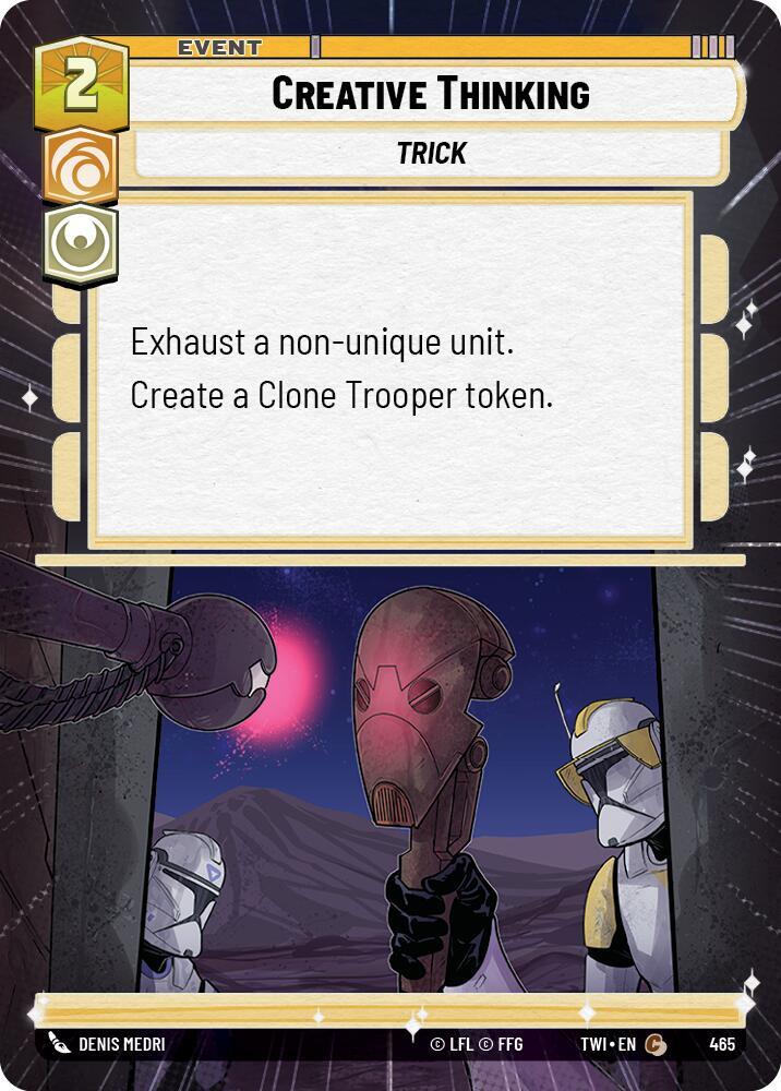 Creative Thinking (Hyperspace) [Twilight of the Republic] 465