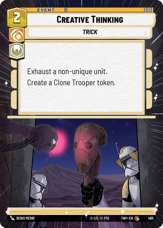 Creative Thinking (Hyperspace) [Twilight of the Republic] 465