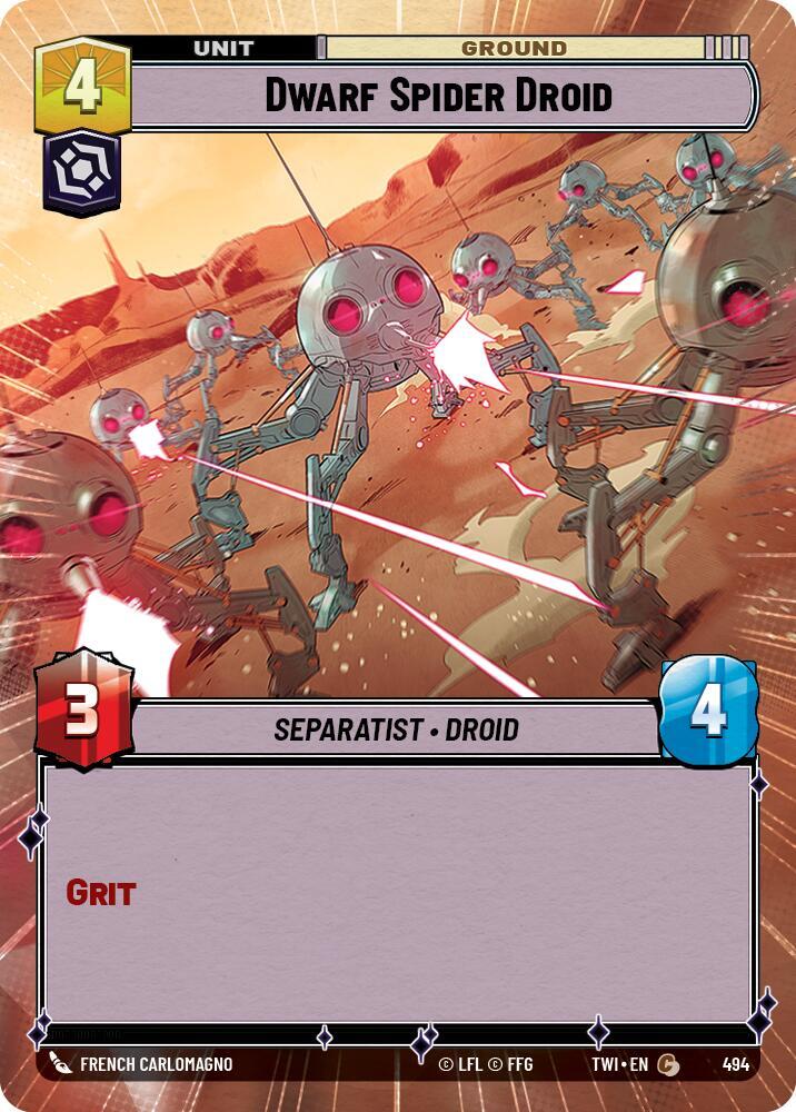 Dwarf Spider Droid (Hyperspace) [Twilight of the Republic] 494