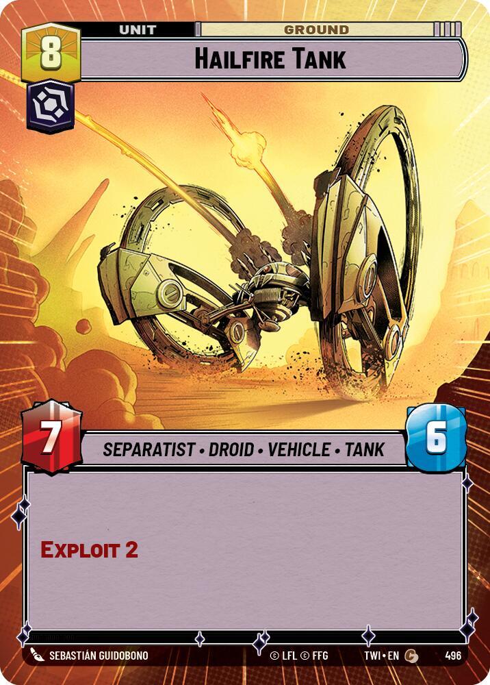 Hailfire Tank (Hyperspace) [Twilight of the Republic] 496