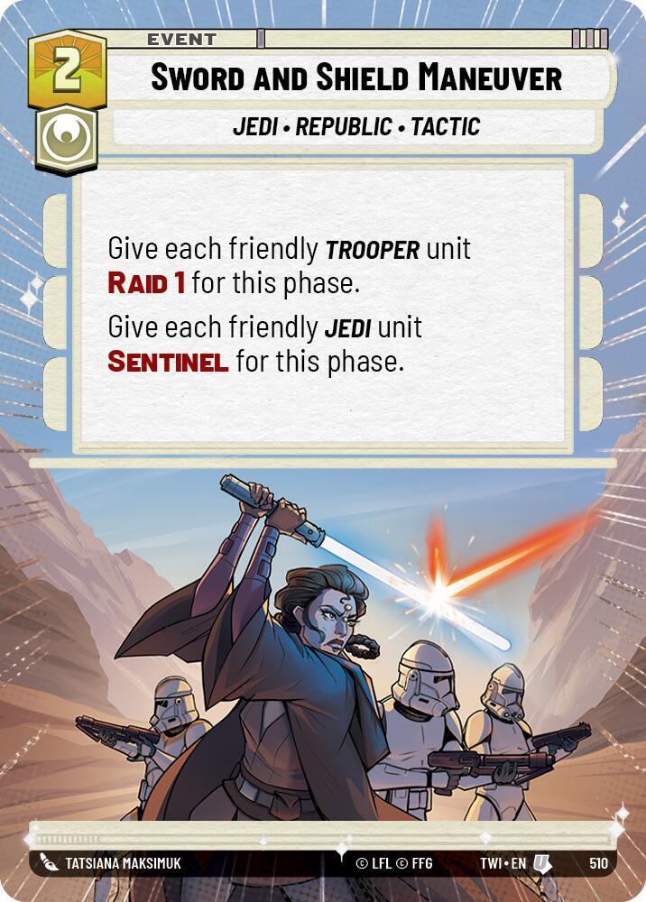 Sword and Shield Maneuver (Hyperspace) [Twilight of the Republic] 510