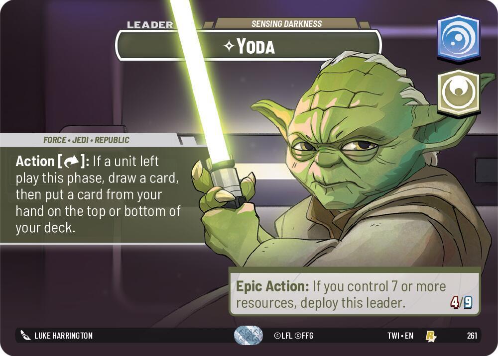 Yoda - Sensing Darkness (Showcase) [Twilight of the Republic] 261