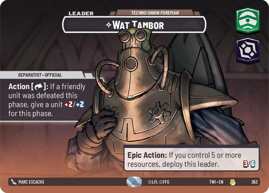 Wat Tambor - Techno Union Foreman (Showcase) [Twilight of the Republic] 263