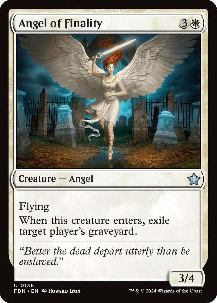 Angel of Finality [Foundations] 136