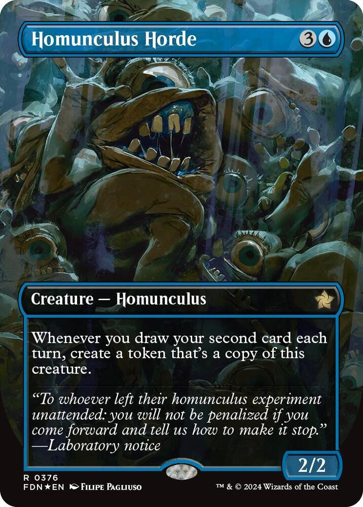 Homunculus Horde (Borderless) (Mana Foil) [Foundations] 376