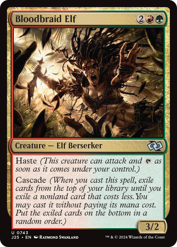 Bloodbraid Elf [Foundations Jumpstart] 743