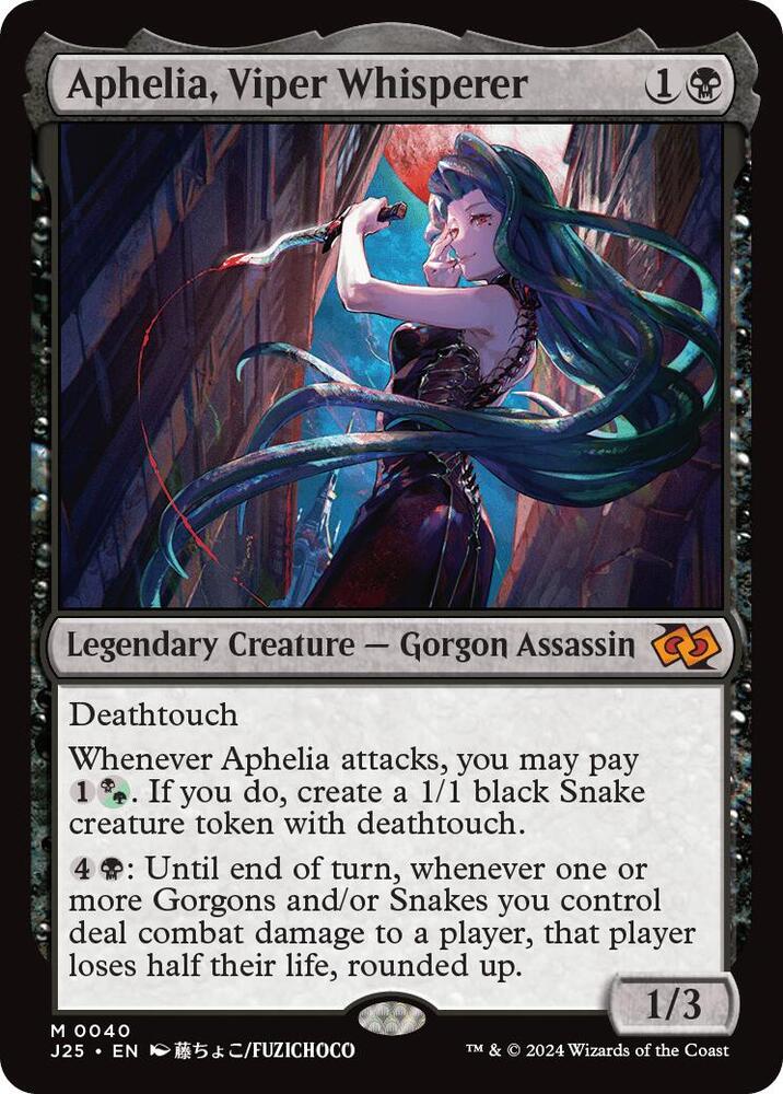Aphelia, Viper Whisperer (Anime) [Foundations Jumpstart] 40