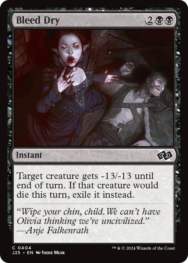 Bleed Dry [Foundations Jumpstart] 404