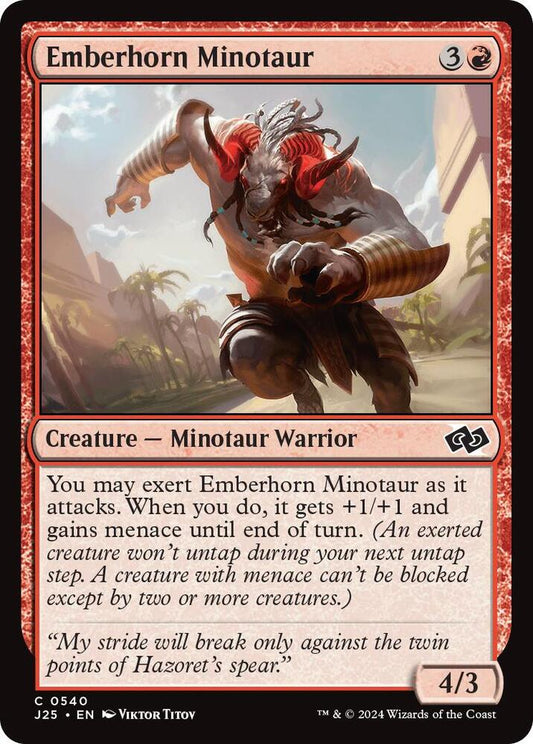 Emberhorn Minotaur [Foundations Jumpstart] 540