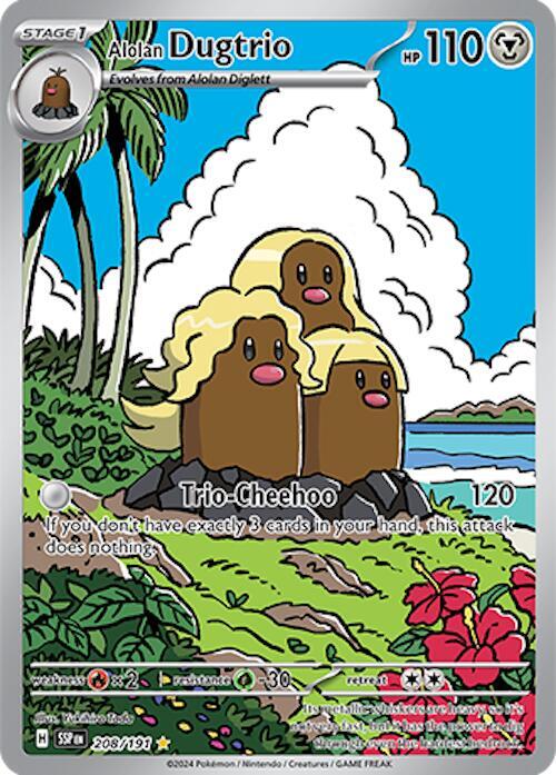 Alolan Dugtrio - 208/191 [SV08: Surging Sparks] 208/191