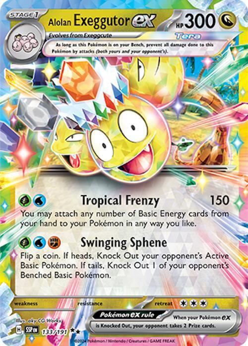 Alolan Exeggutor ex - 133/191 [SV08: Surging Sparks] 133/191
