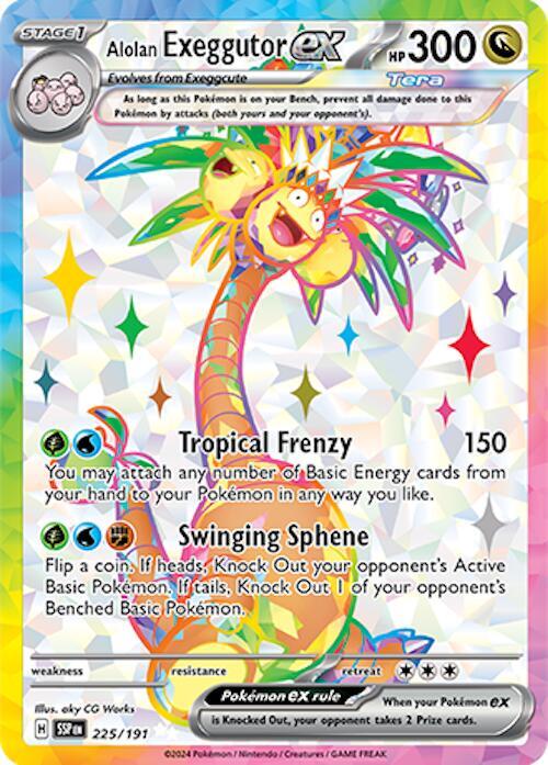 Alolan Exeggutor ex - 225/191 [SV08: Surging Sparks] 225/191