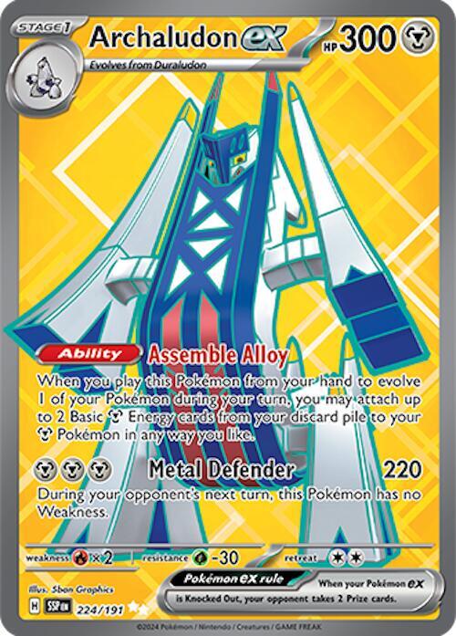 Archaludon ex - 224/191 [SV08: Surging Sparks] 224/191