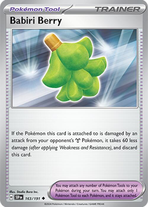 Babiri Berry [SV08: Surging Sparks] 163/191
