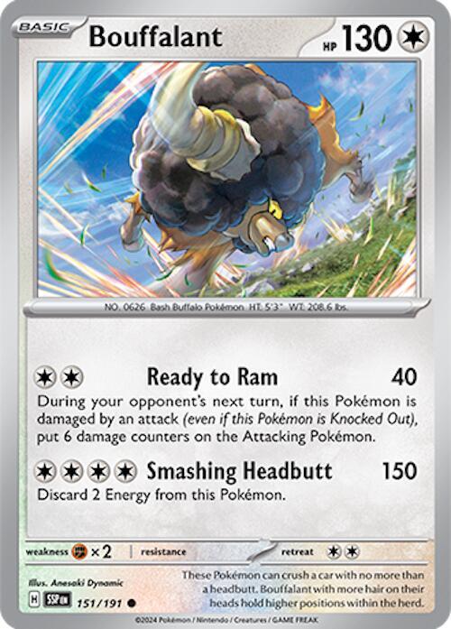 Bouffalant [SV08: Surging Sparks] 151/191