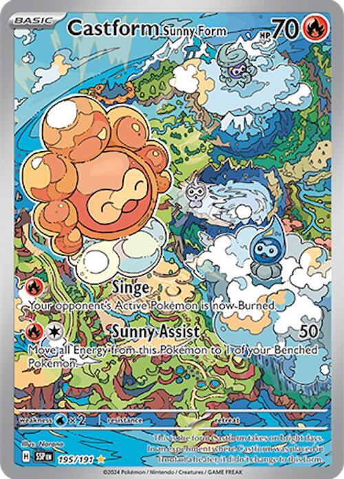 Castform Sunny Form - 195/191 [SV08: Surging Sparks] 195/191