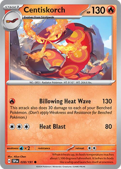 Centiskorch [SV08: Surging Sparks] 028/191