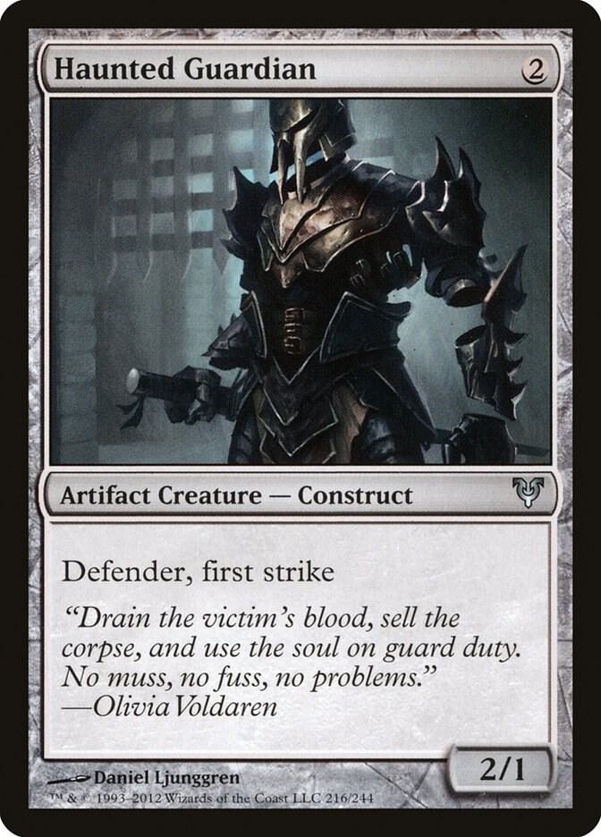 Haunted Guardian [Avacyn Restored] 216