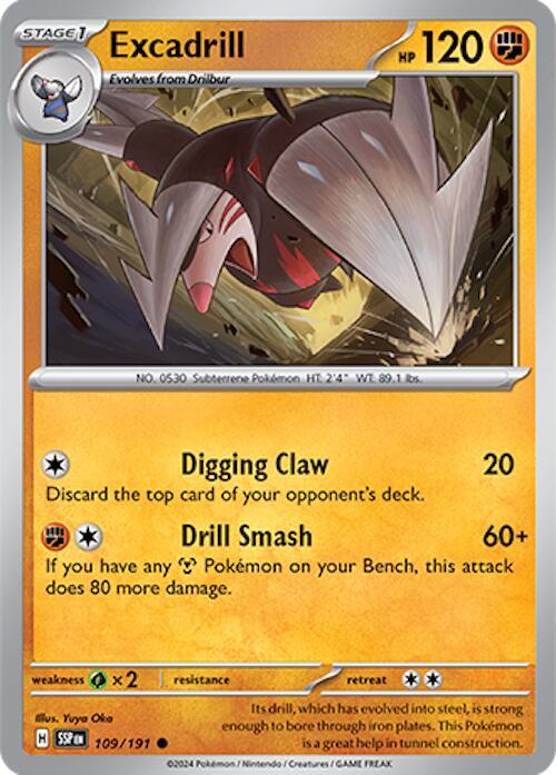 Excadrill [SV08: Surging Sparks] 109/191