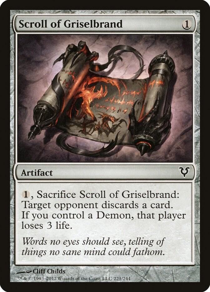 Scroll of Griselbrand [Avacyn Restored] 221