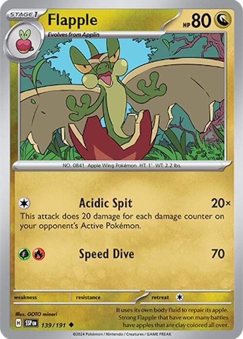 Flapple - 139/191 [SV08: Surging Sparks] 139/191