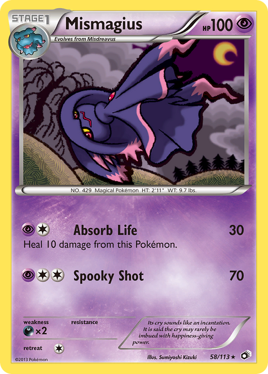 Mismagius - 58/113 Legendary Treasures