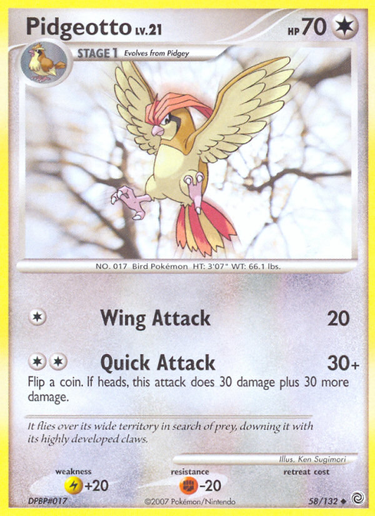 Pidgeotto - 58/132 Secret Wonders