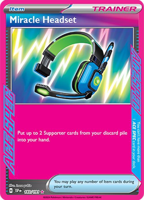 Miracle Headset [SV08: Surging Sparks] 183/191