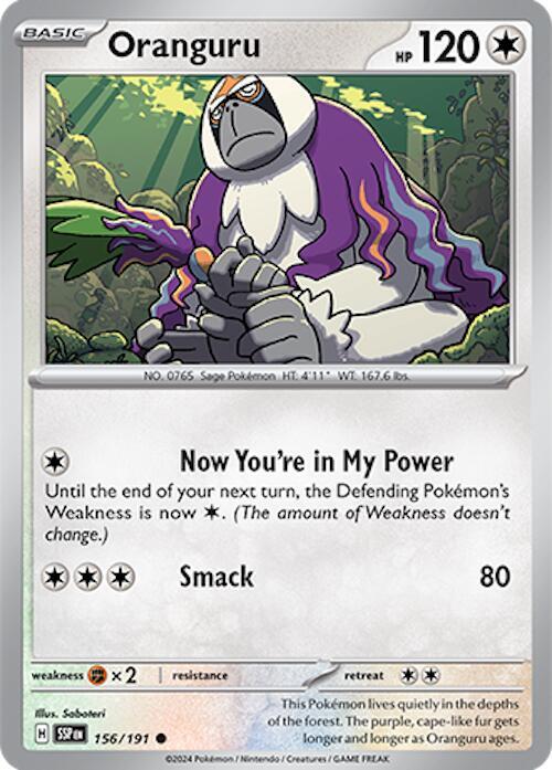 Oranguru [SV08: Surging Sparks] 156/191
