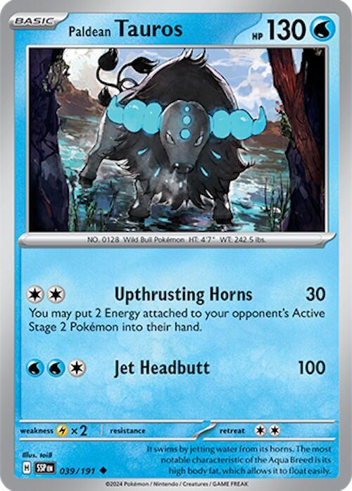 Paldean Tauros - 039/191 [SV08: Surging Sparks] 039/191