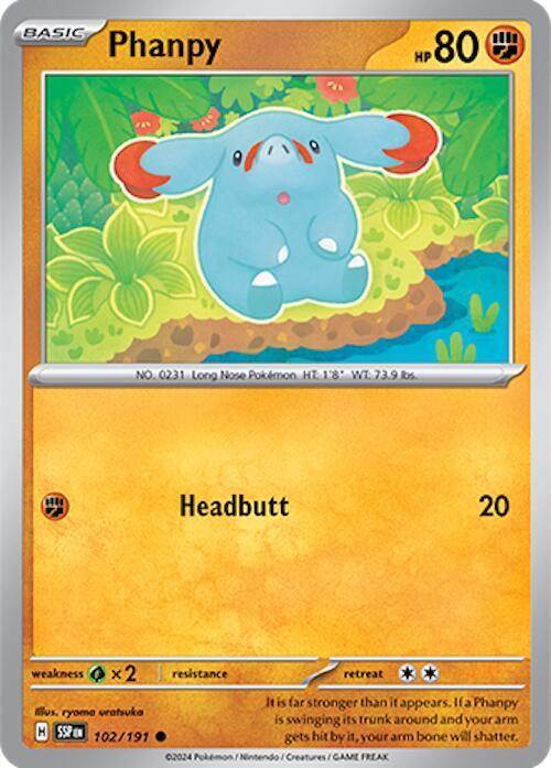 Phanpy - 102/191 [SV08: Surging Sparks] 102/191