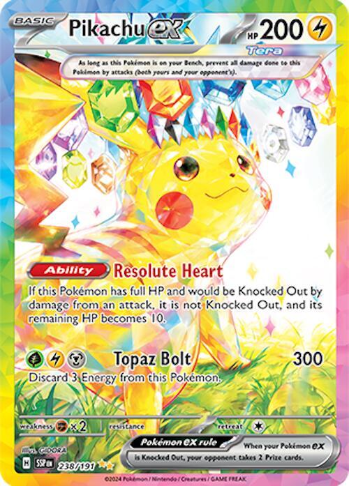 Pikachu ex - 238/191 [SV08: Surging Sparks] 238/191