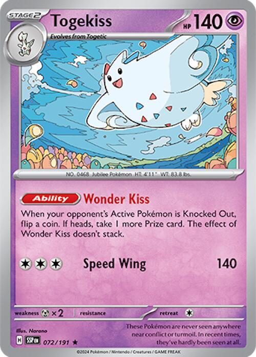 Togekiss [SV08: Surging Sparks] 072/191