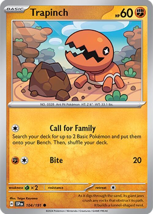Trapinch [SV08: Surging Sparks] 104/191