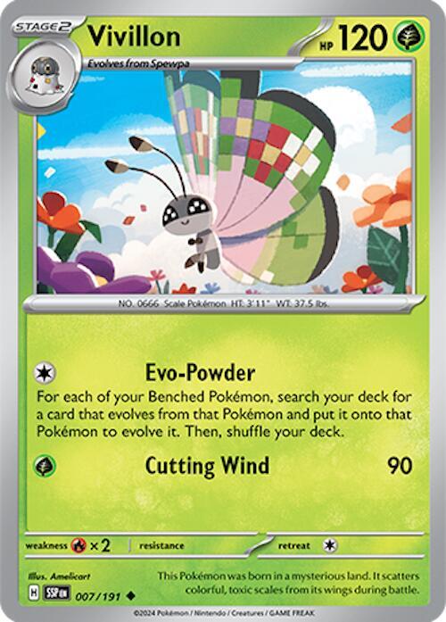 Vivillon - 007/191 [SV08: Surging Sparks] 007/191