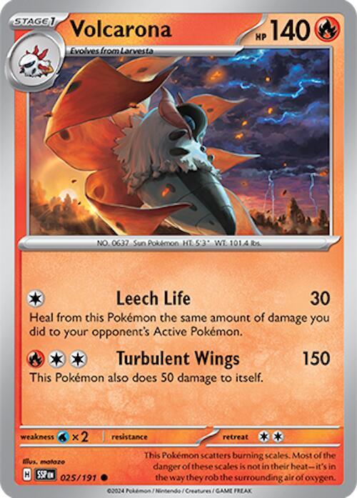 Volcarona [SV08: Surging Sparks] 025/191