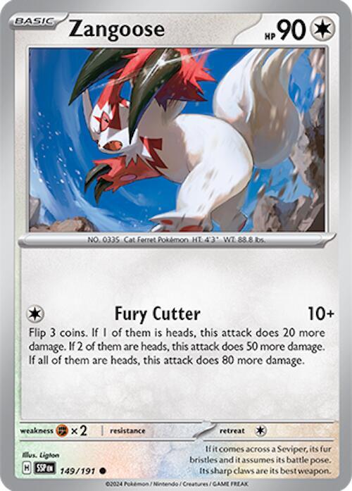 Zangoose [SV08: Surging Sparks] 149/191