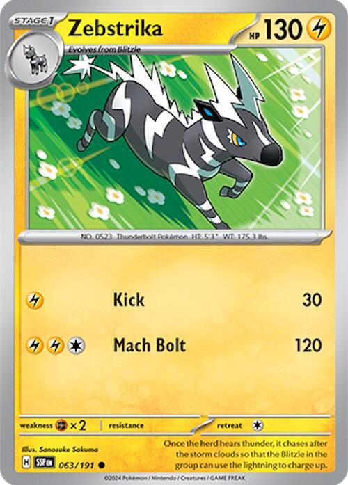 Zebstrika [SV08: Surging Sparks] 063/191
