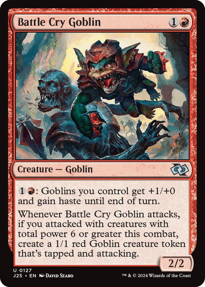 Battle Cry Goblin [Foundations Jumpstart] 127