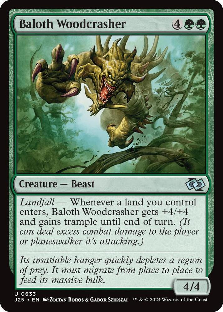 Baloth Woodcrasher [Foundations Jumpstart] 633