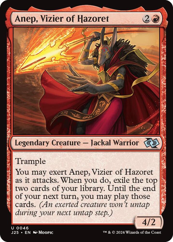 Anep, Vizier of Hazoret (Anime) [Foundations Jumpstart] 46