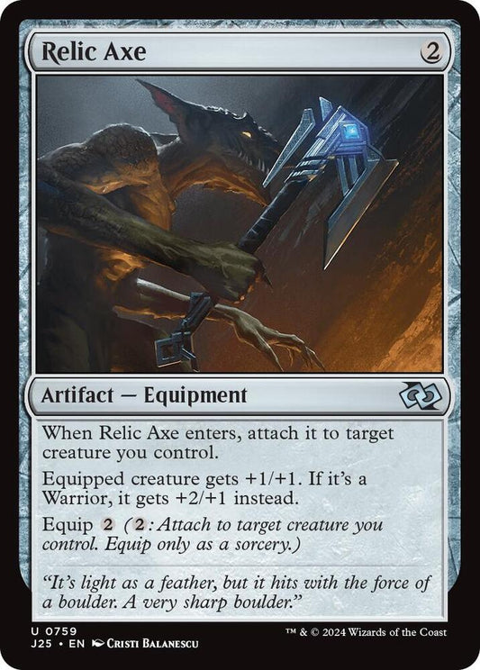 Relic Axe [Foundations Jumpstart] 759