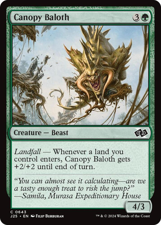 Canopy Baloth [Foundations Jumpstart] 643