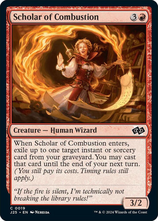 Scholar of Combustion [Foundations Jumpstart] 19