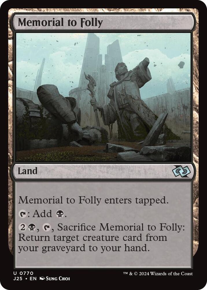 Memorial to Folly [Foundations Jumpstart] 770