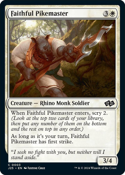 Faithful Pikemaster [Foundations Jumpstart] 3