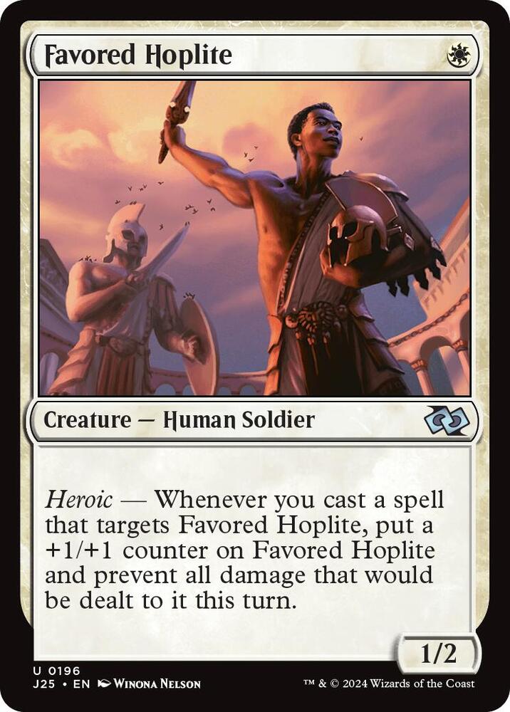 Favored Hoplite [Foundations Jumpstart] 196