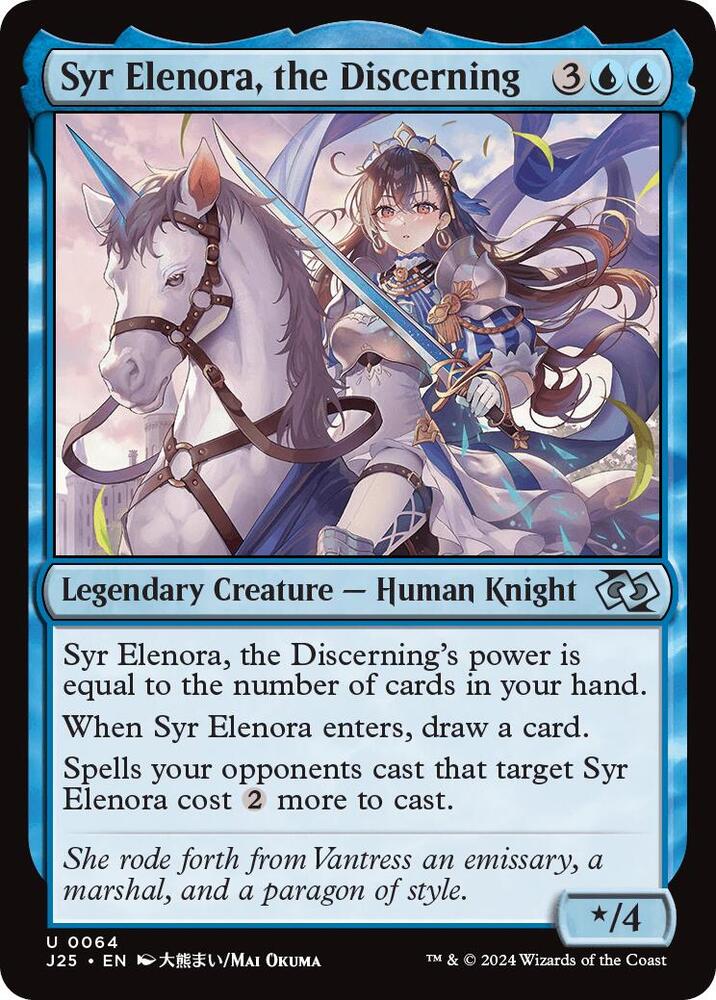 Syr Elenora, the Discerning (Anime) [Foundations Jumpstart] 64